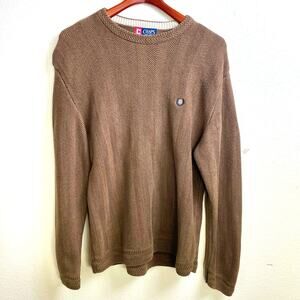 Vintage Chaps Mens Sweater Sz L Oversized Fisherman Coastal Academia Old Money